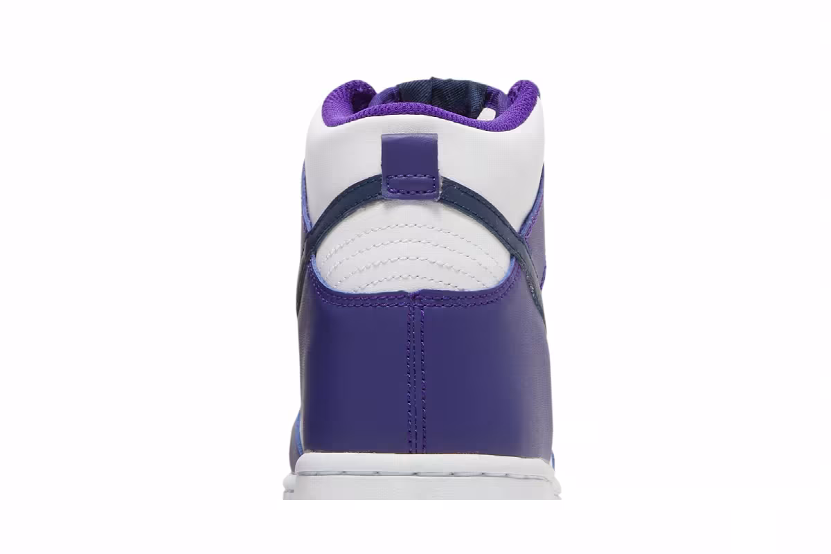Nike Dunk High GS Electro Purple Midnight Navy, view 8