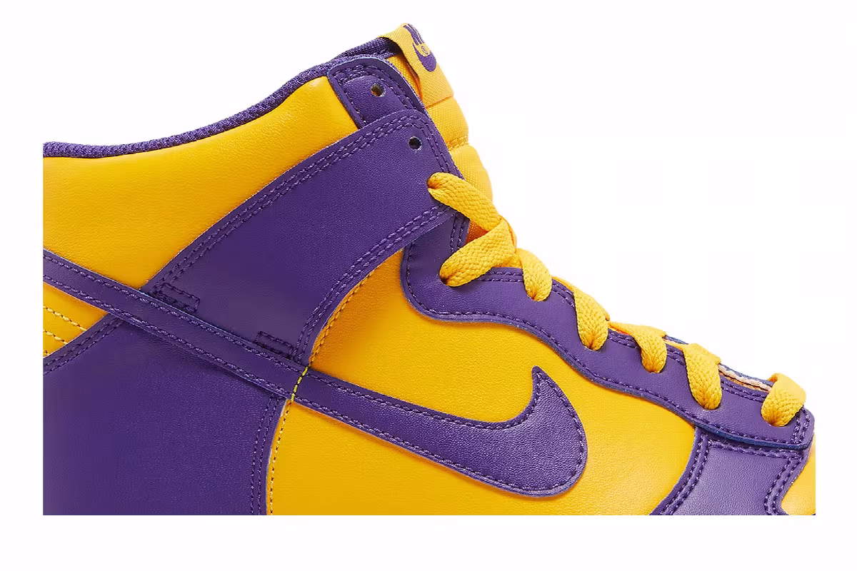 Nike Dunk High GS Lakers, view 3