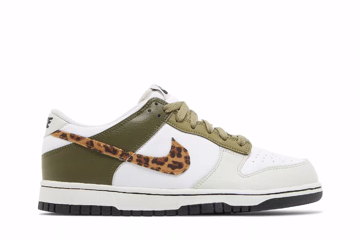 Nike Dunk Low GS Leopard, view 2