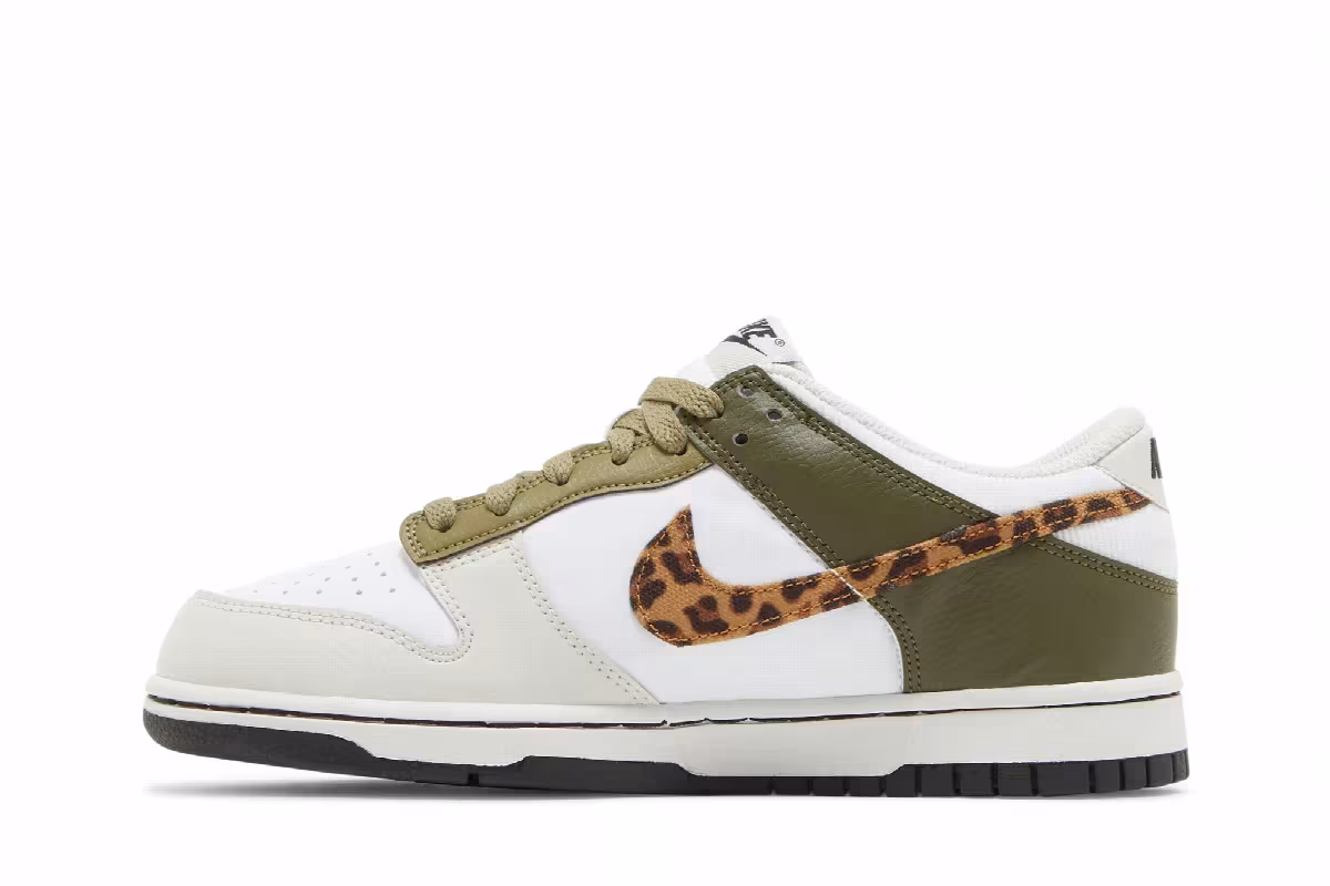 Nike Dunk Low GS Leopard, view 4