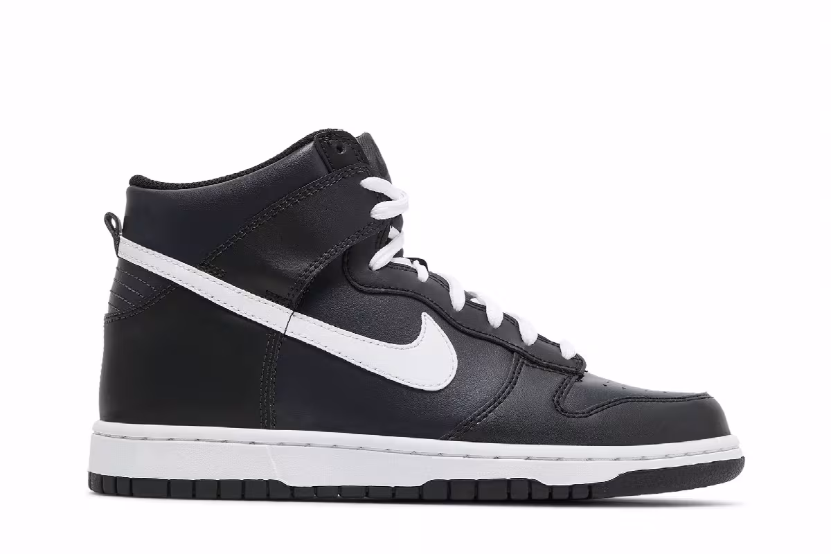 Nike Dunk High GS Anthracite White, view 2