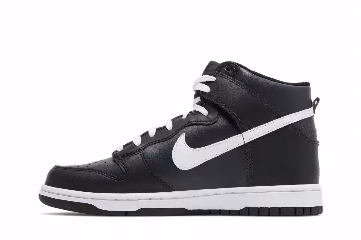 Nike Dunk High GS Anthracite White, view 4