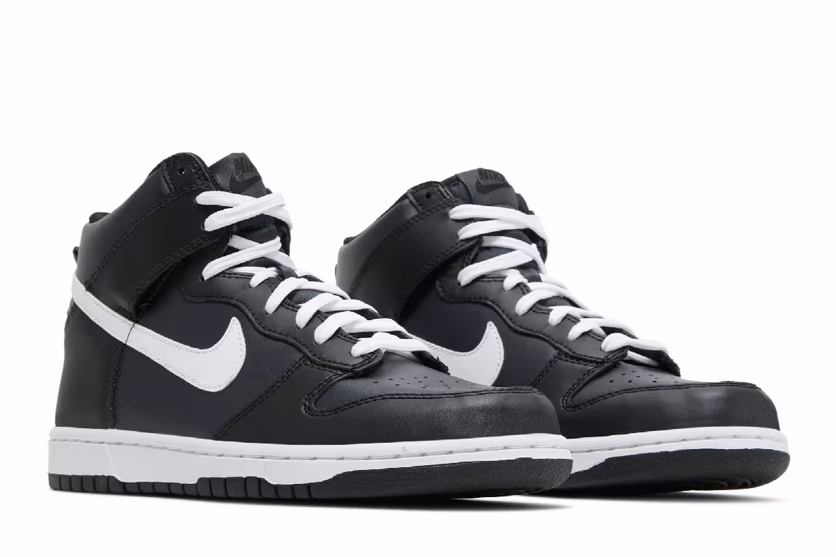 Nike Dunk High GS Anthracite White, view 9