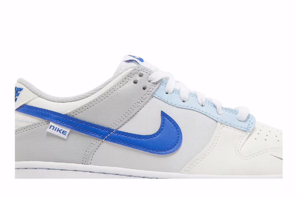 Nike Dunk Low GS Just Stitch It -  Hyper Royal, view 3
