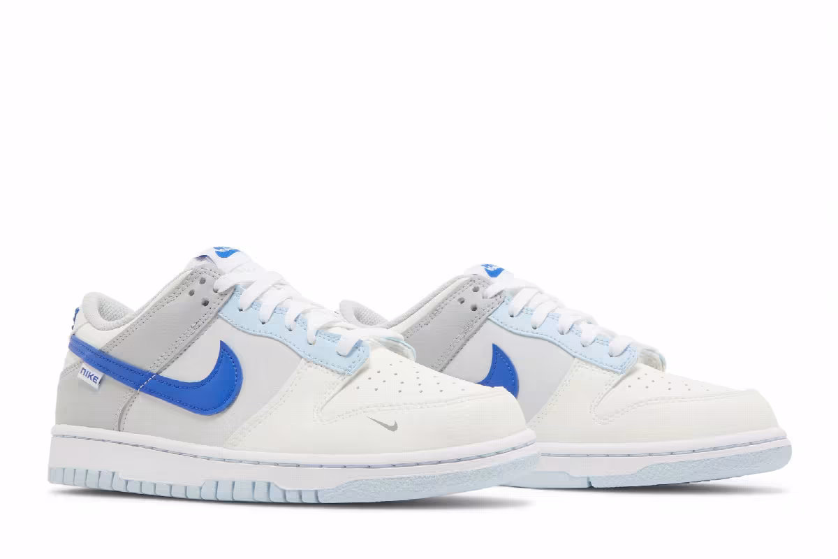 Nike Dunk Low GS Just Stitch It -  Hyper Royal, view 9