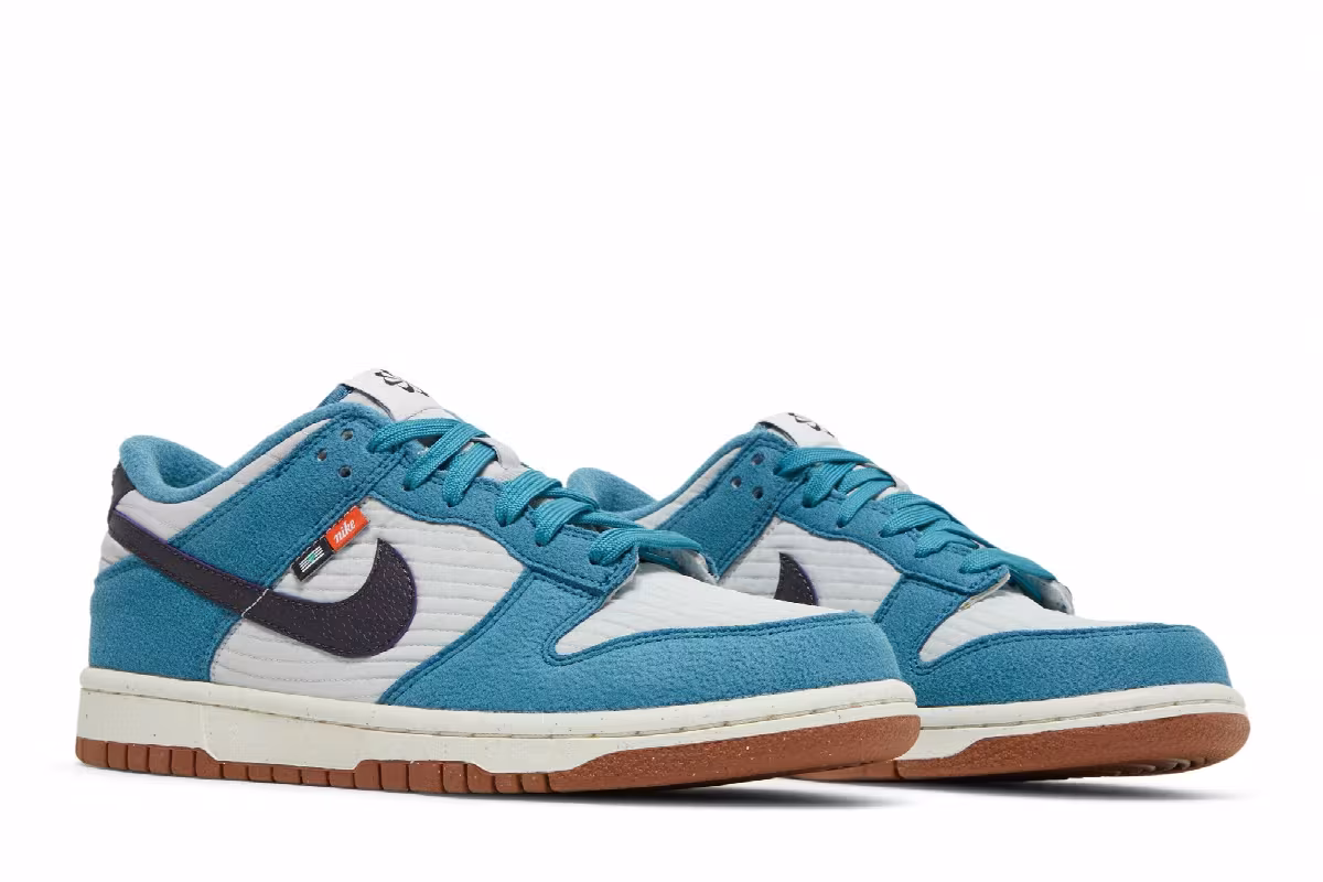 Nike Dunk Low SE Next Nature GS Toasty - Rift Blue, view 9