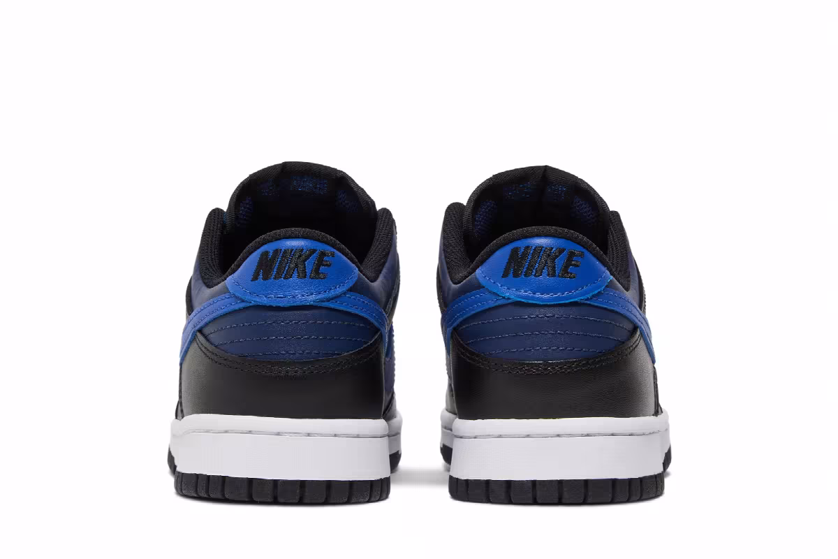 Nike Dunk Low GS Black Midnight Navy, view 7