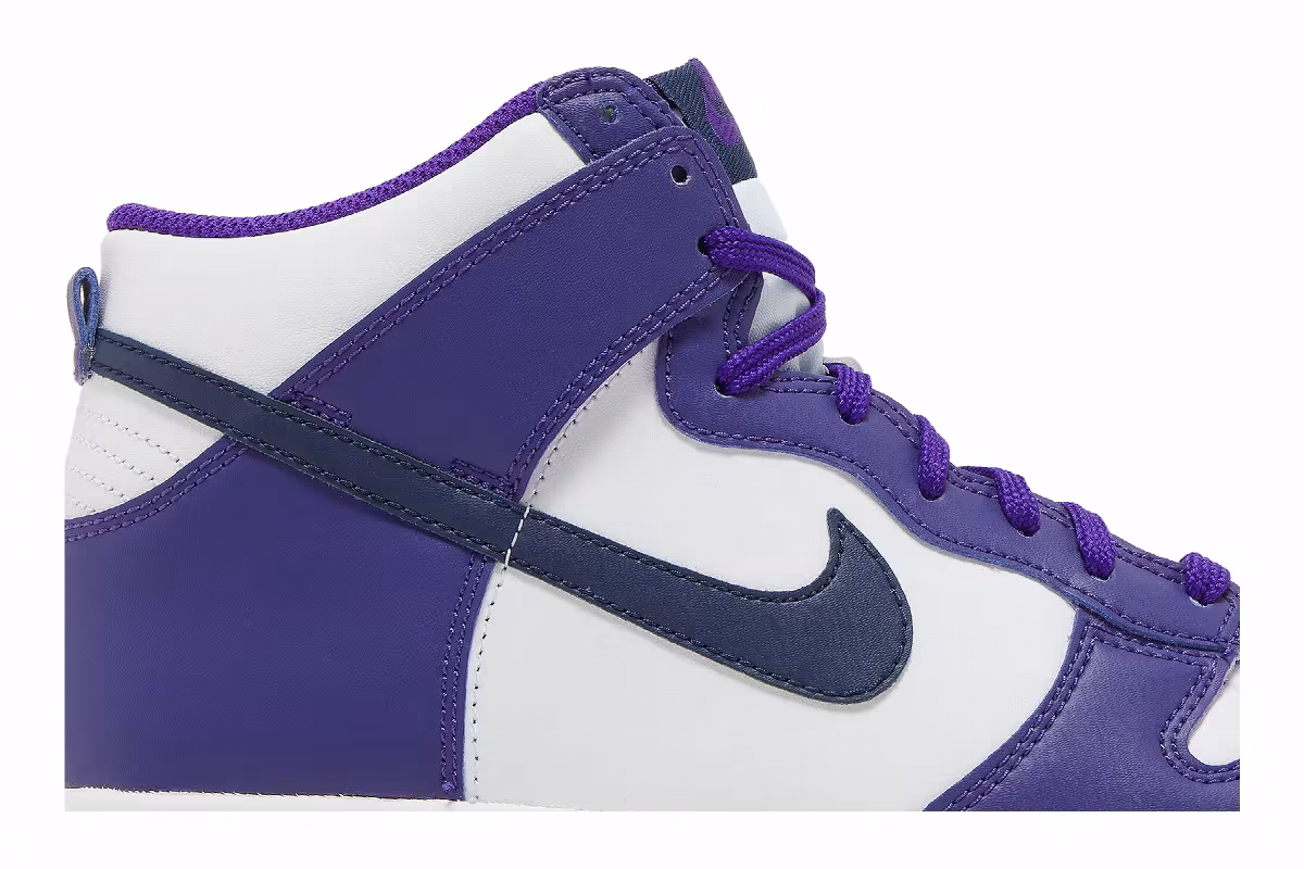 Nike Dunk High PS Electro Purple Midnight Navy, view 3