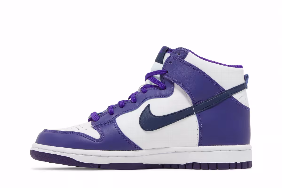Nike Dunk High PS Electro Purple Midnight Navy, view 4
