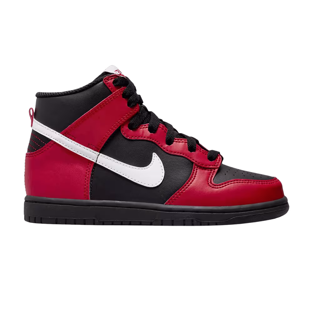 Nike Dunk High PS Black University Red
