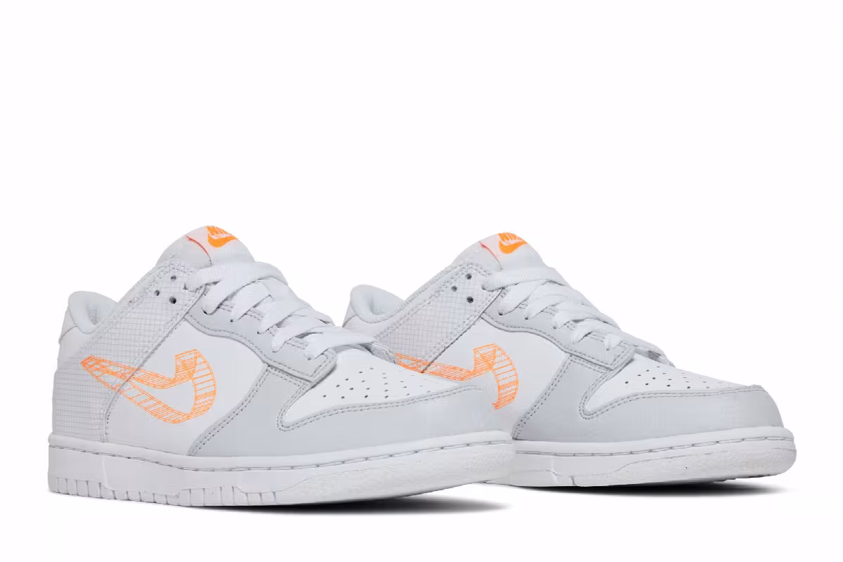 Nike Dunk Low SE GS 3D Swoosh, view 9