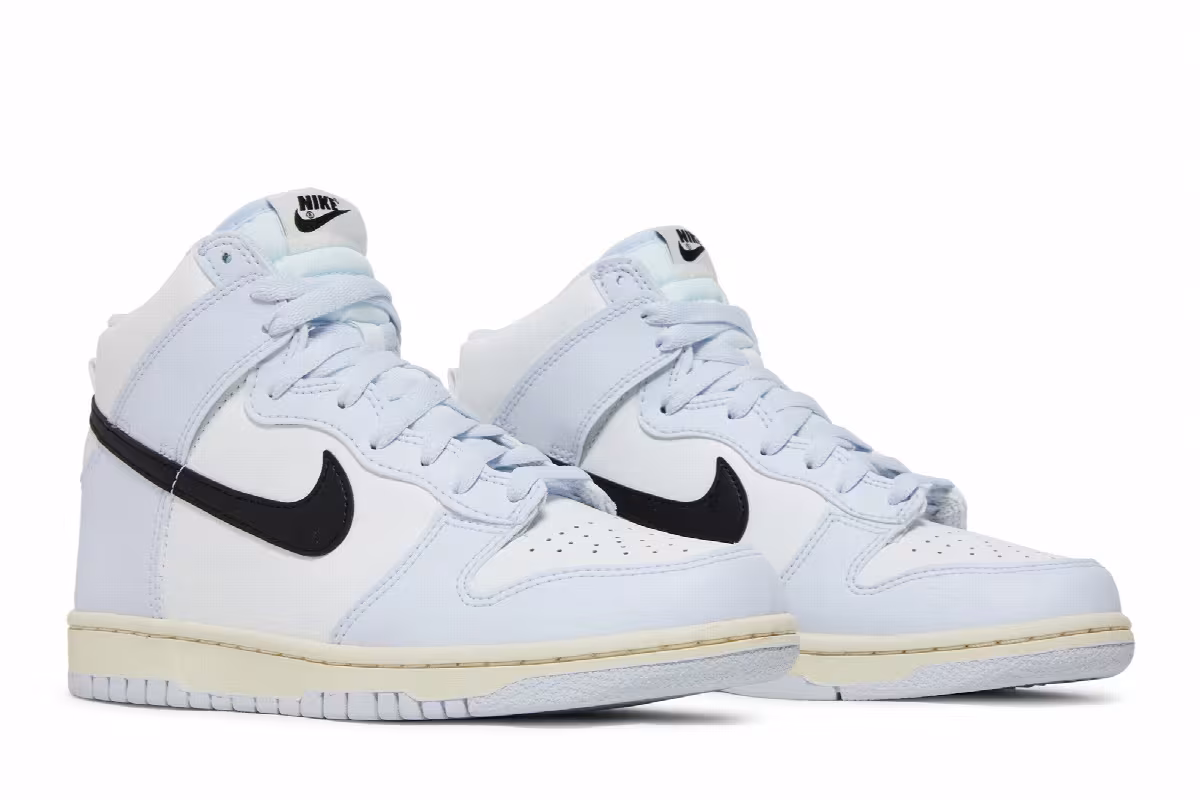 Nike Dunk High GS Football Grey Black, view 9
