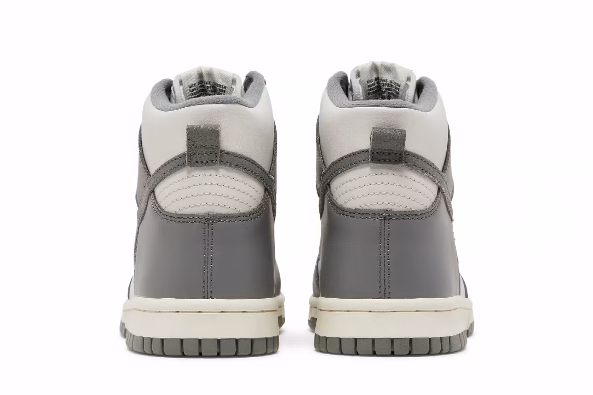 Nike Dunk High SE GS Light Bone Tumbled Grey, view 7