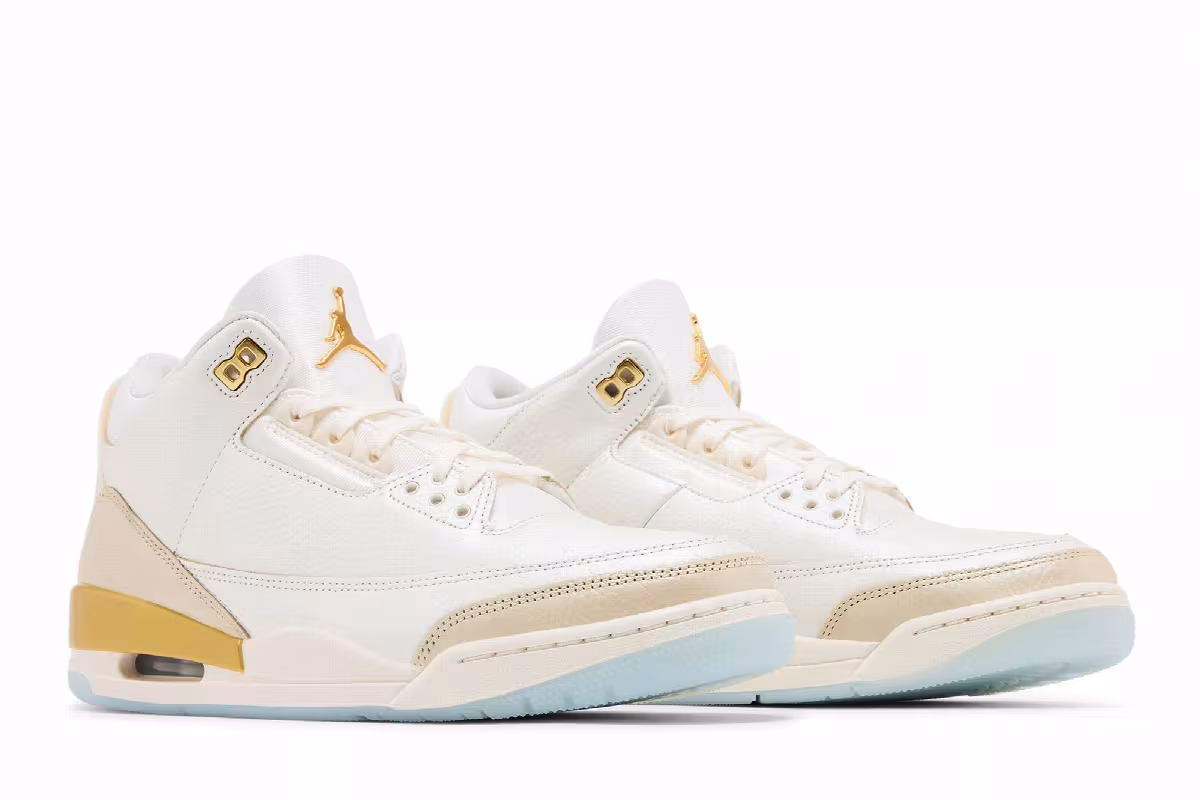 Women's Air Jordan 3 Champagne and Oysters, view 9