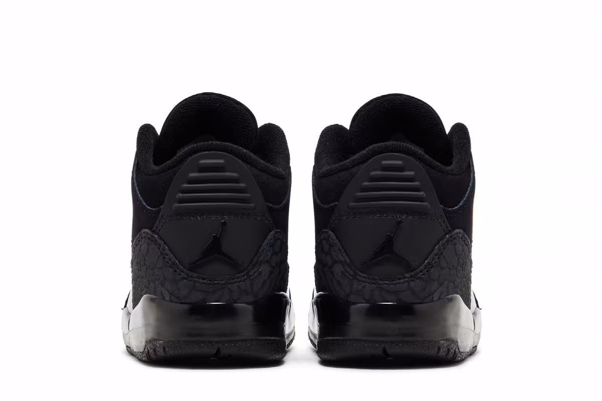 Air Jordan 3 TD Black Cat 2025, view 7