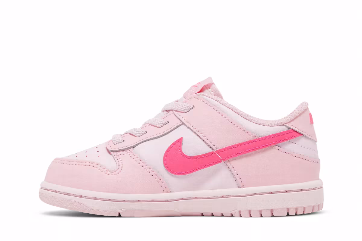 Nike Dunk Low TD Triple Pink, view 4