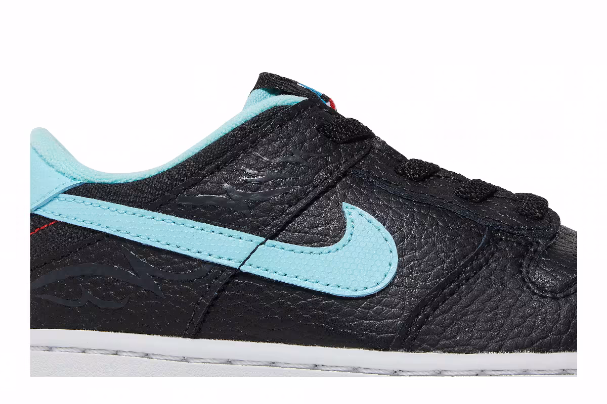 Nike Dunk Low SE TD Barber Shop - Black, view 3
