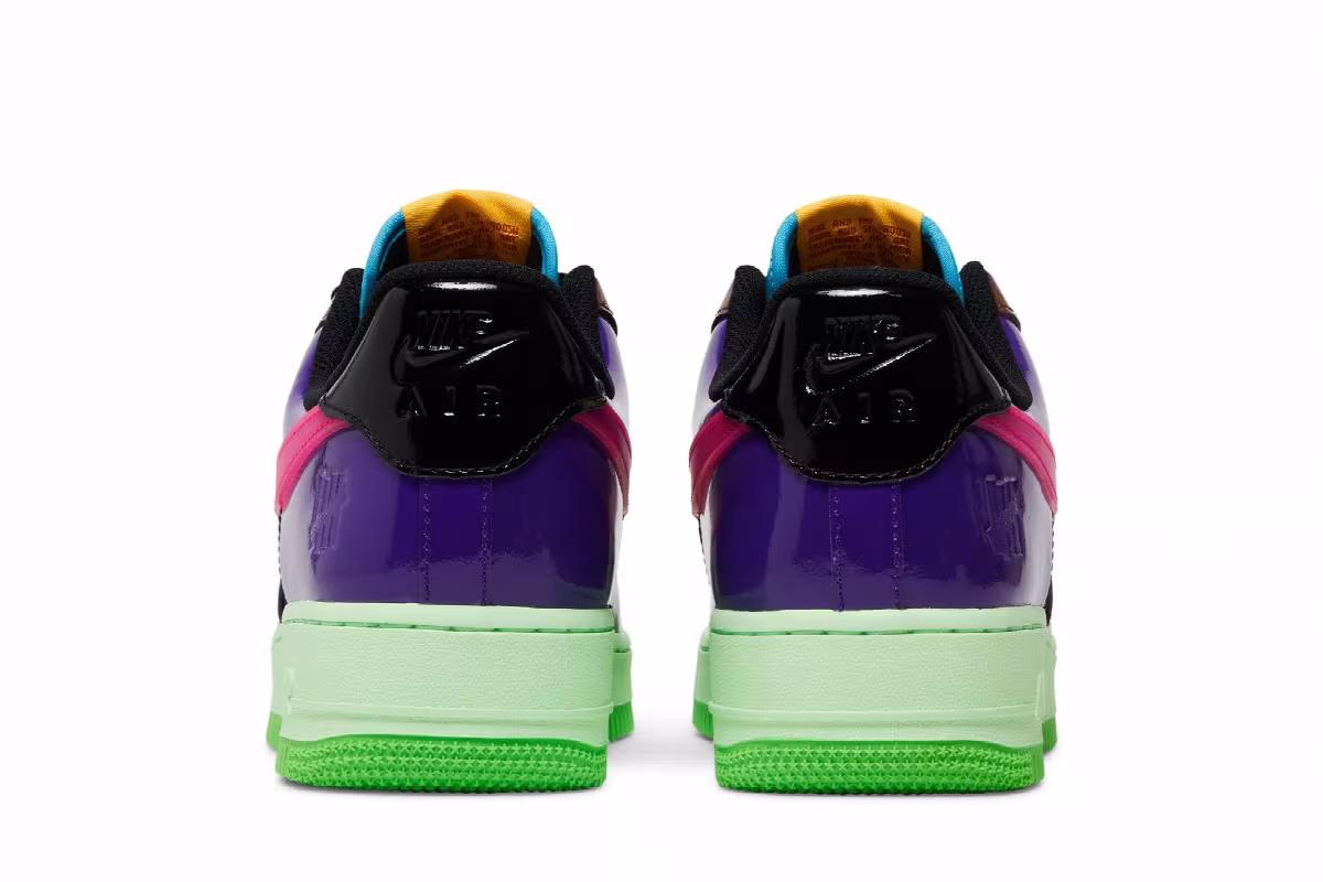 Undefeated x Nike Air Force 1 Low Pink Prime, view 7