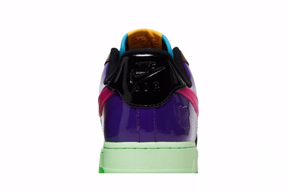 Undefeated x Nike Air Force 1 Low Pink Prime, view 8