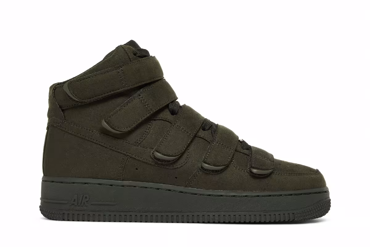 Billie Eilish x Nike Air Force 1 High Sequoia, view 2