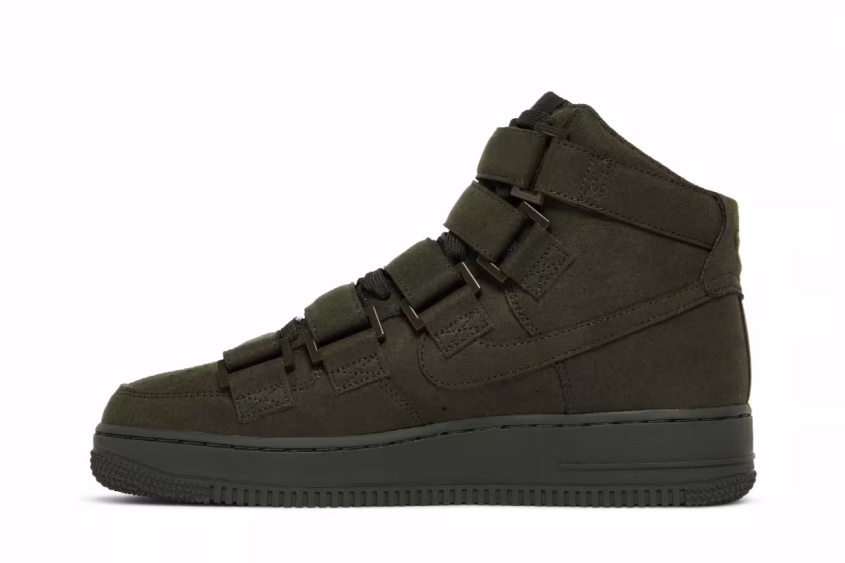 Billie Eilish x Nike Air Force 1 High Sequoia, view 4