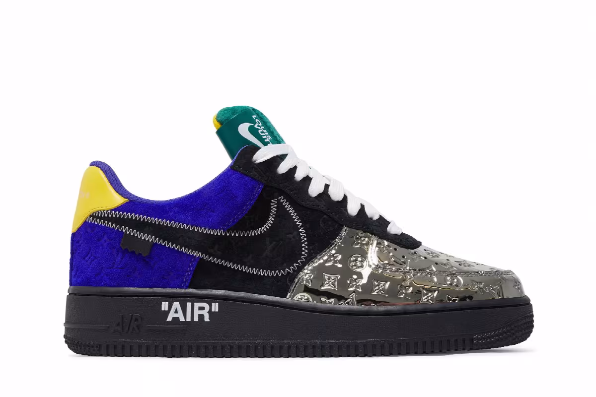 Louis Vuitton x Nike Air Force 1 Low Multi-Color Patchwork, view 2