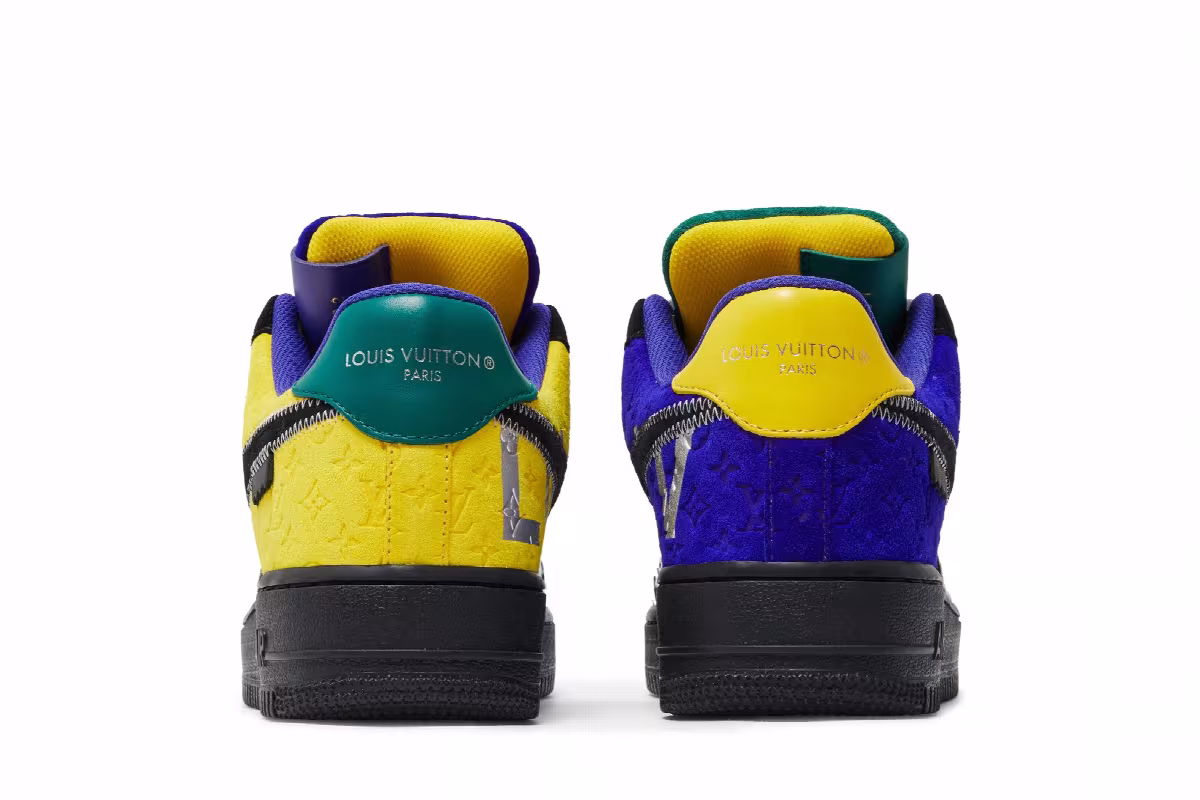 Louis Vuitton x Nike Air Force 1 Low Multi-Color Patchwork, view 7