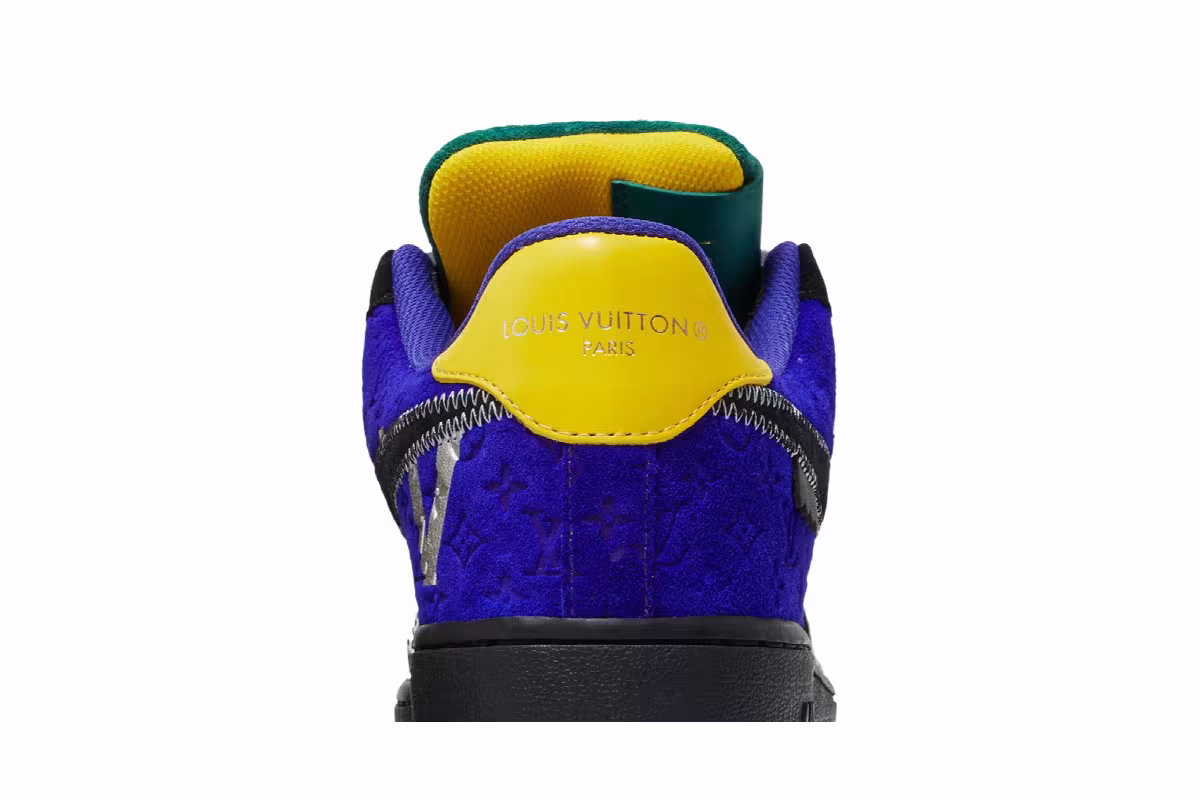 Louis Vuitton x Nike Air Force 1 Low Multi-Color Patchwork, view 8