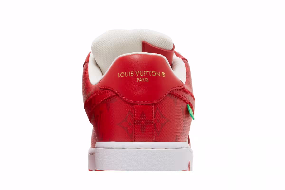 Louis Vuitton x Nike Air Force 1 Low White Comet Red, view 8