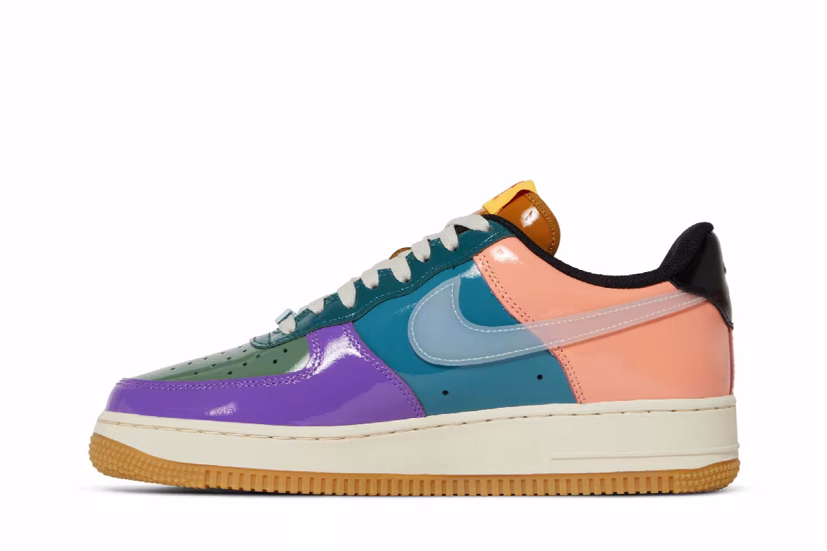 Undefeated x Nike Air Force 1 Low Celestine Blue, view 4