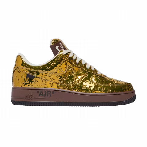 Louis Vuitton x Nike Air Force 1 Low 'Metallic Gold'