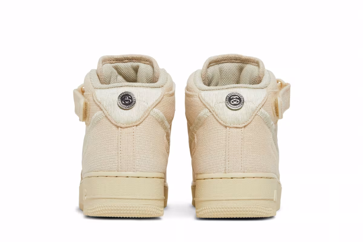 Stussy x Nike Air Force 1 Mid Fossil, view 7