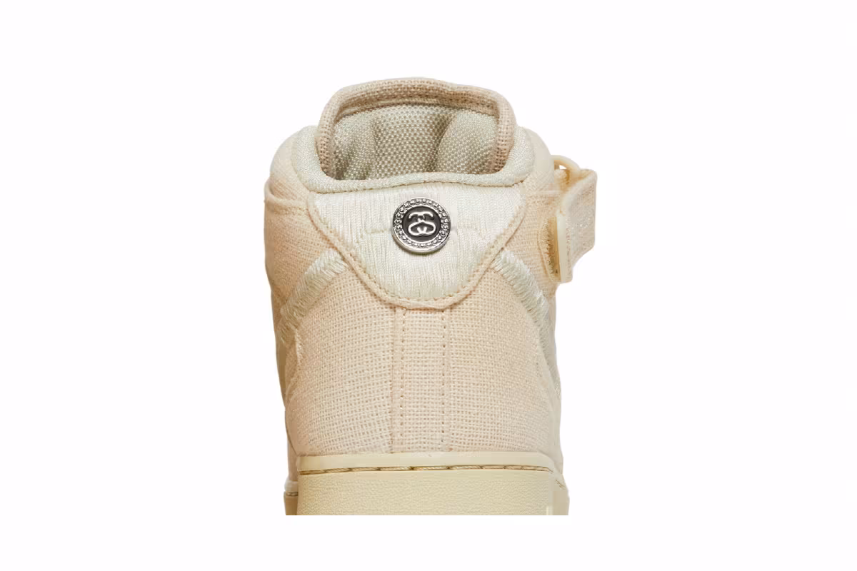 Stussy x Nike Air Force 1 Mid Fossil, view 8
