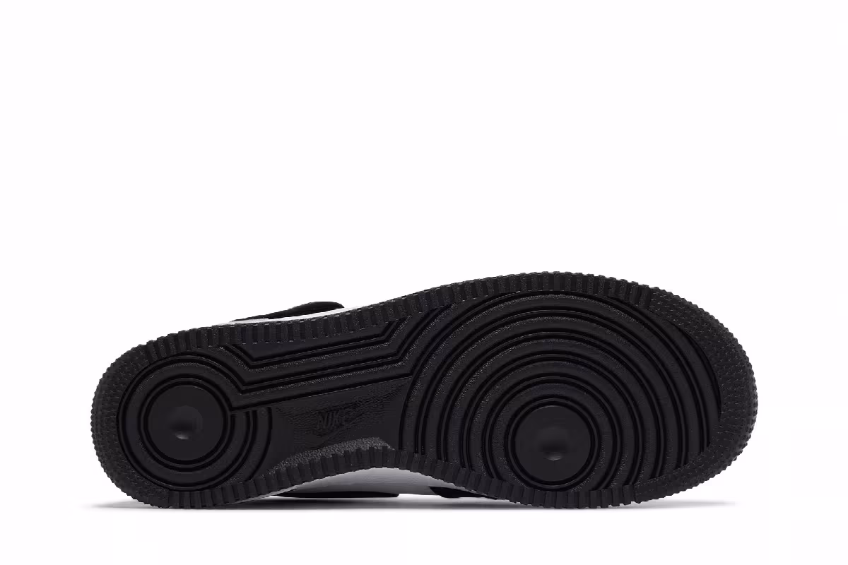 Stussy x Nike Air Force 1 Mid Black White, view 5