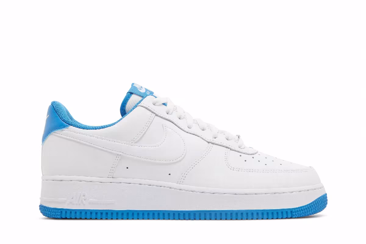 Nike Air Force 1 White Light Photo Blue, view 2