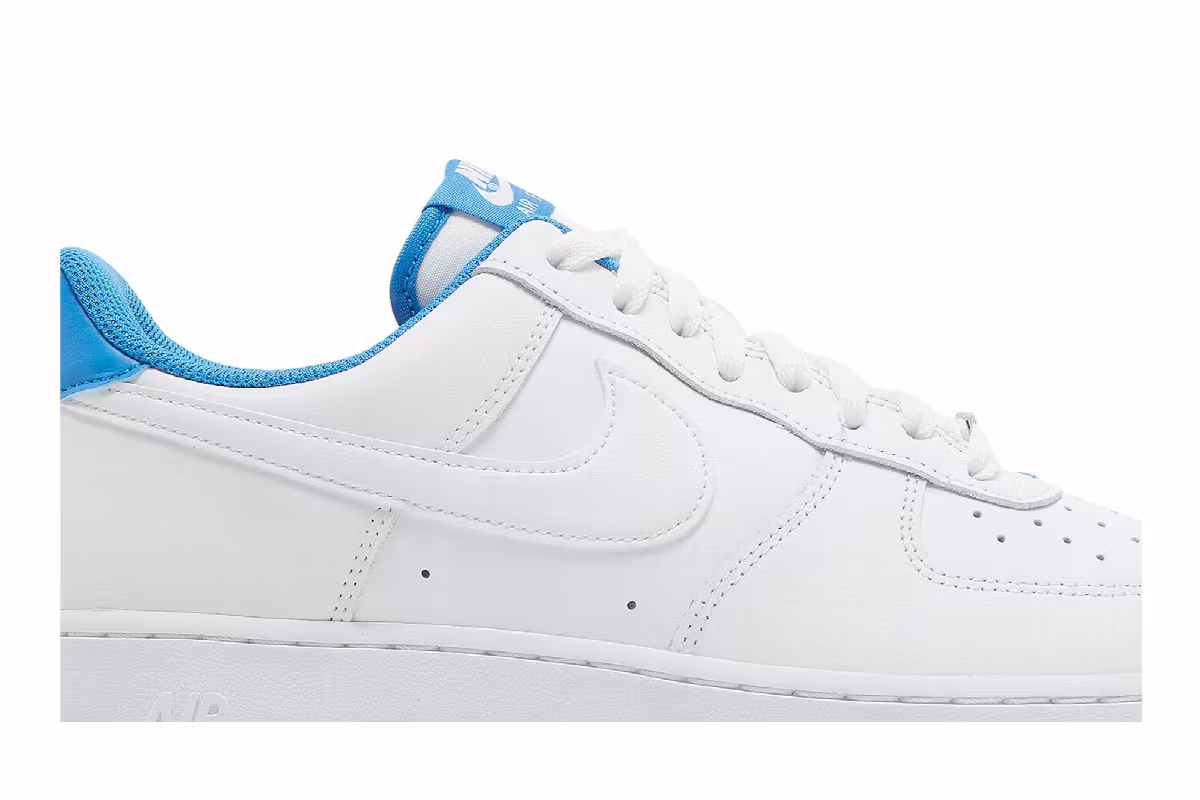 Nike Air Force 1 White Light Photo Blue, view 3