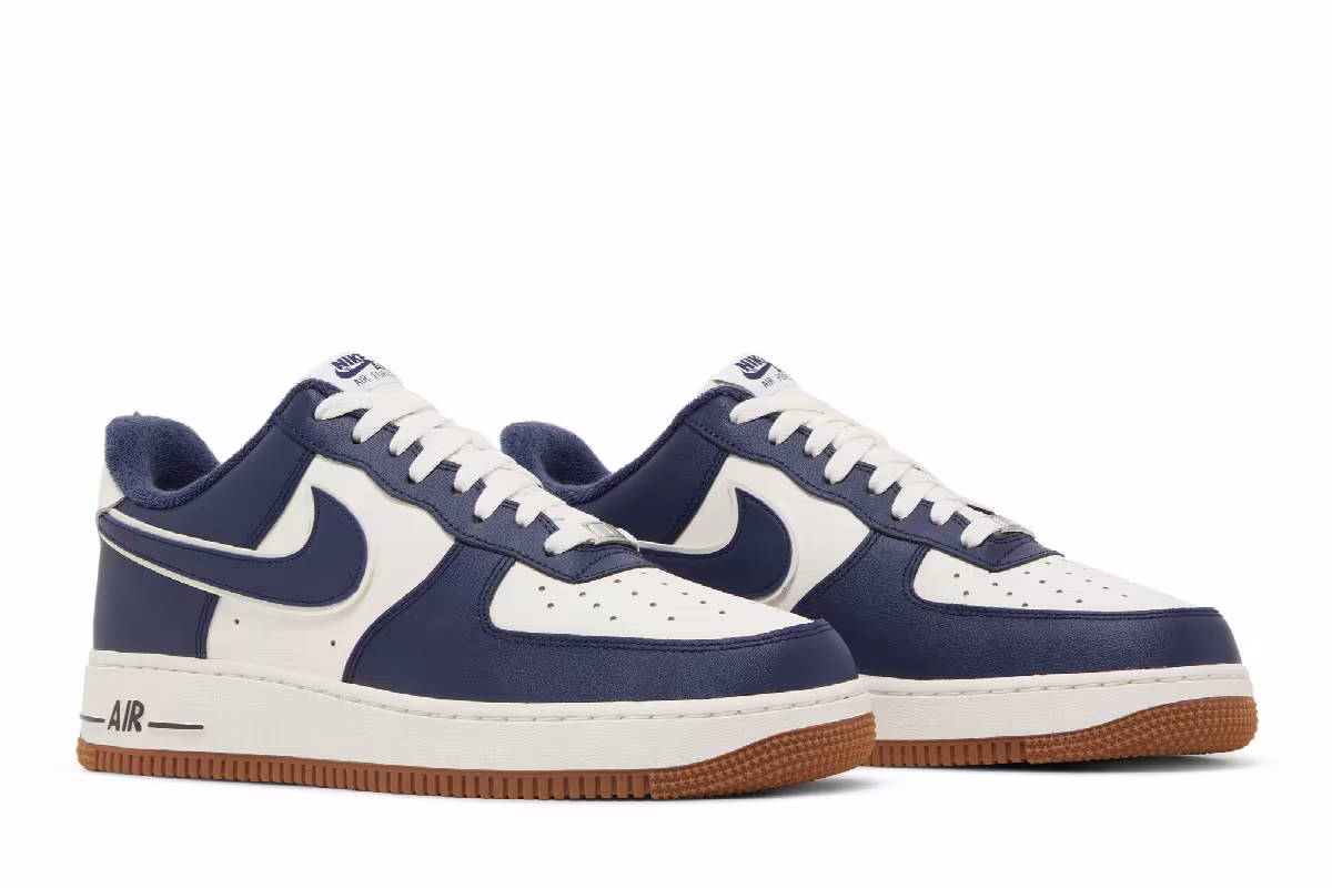 Nike Air Force 1 College Pack - Midnight Navy, view 9