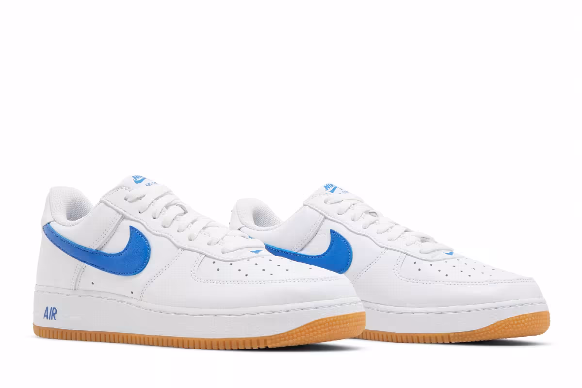 Nike Air Force 1 Low Color of the Month - White Royal Blue, view 9