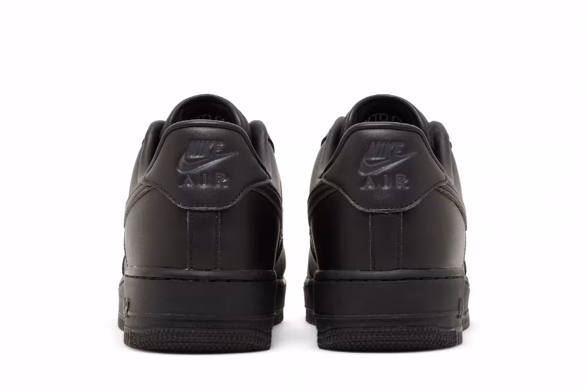Nike Air Force 1 Fresh - Triple Black, view 7