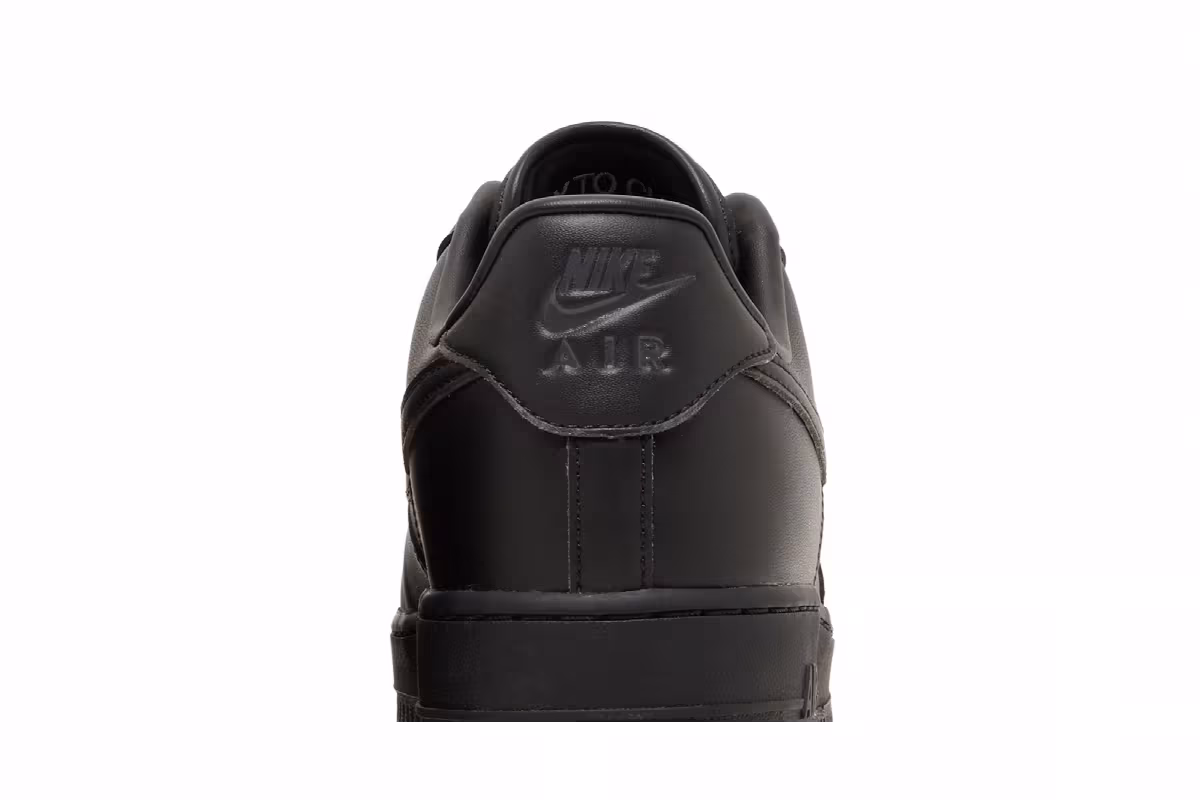 Nike Air Force 1 Fresh - Triple Black, view 8