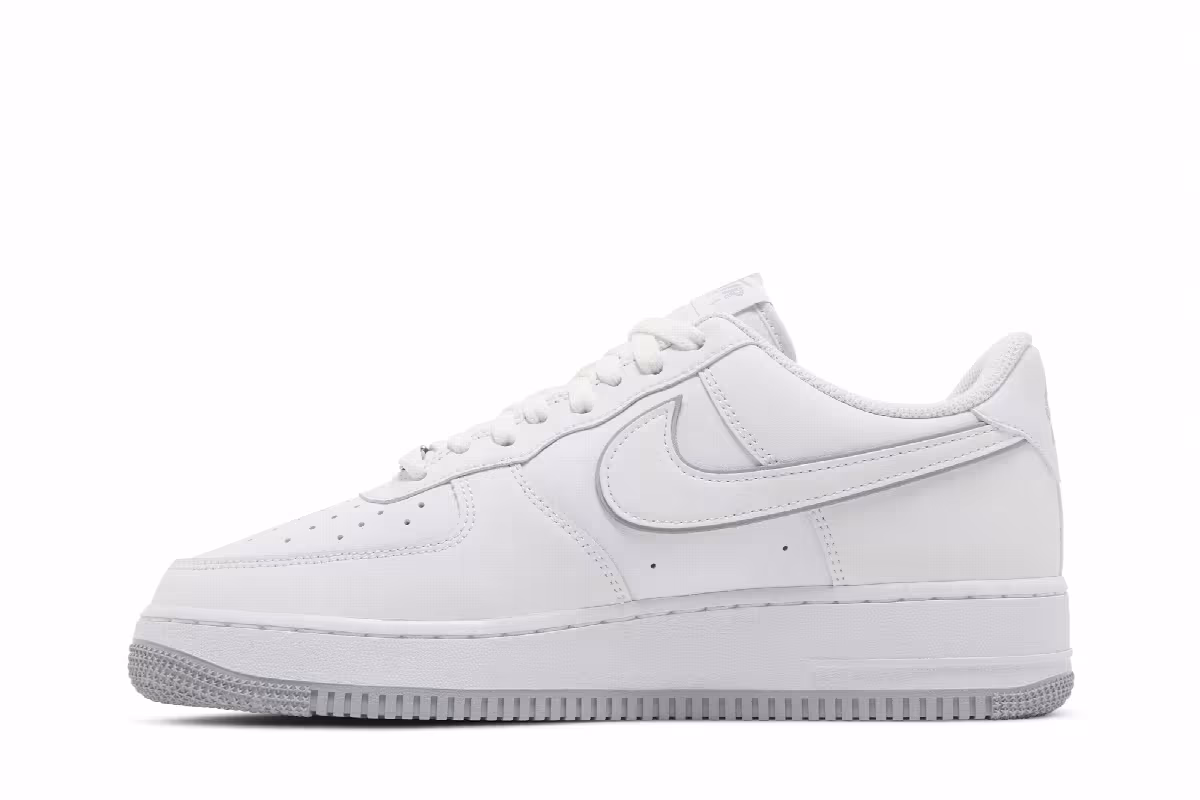 Nike Air Force 1 White Wolf Grey, view 4