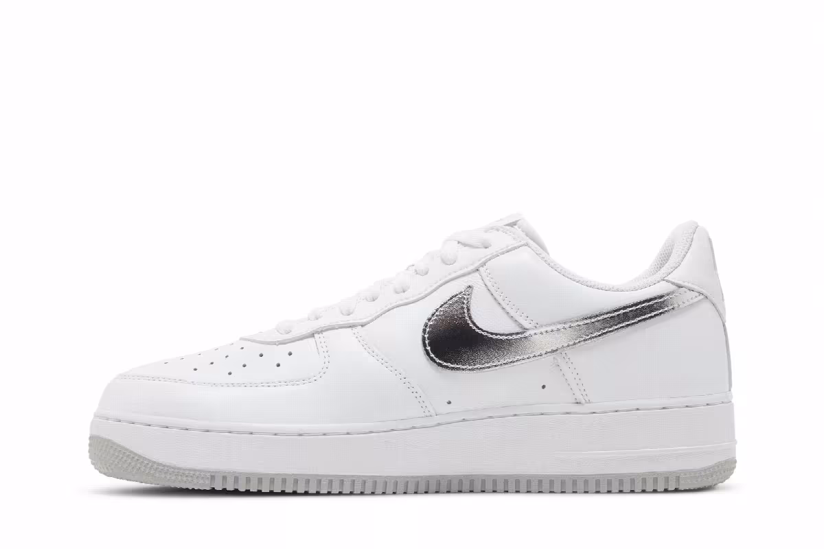 Nike Air Force 1 Low Color of the Month - White Silver, view 4