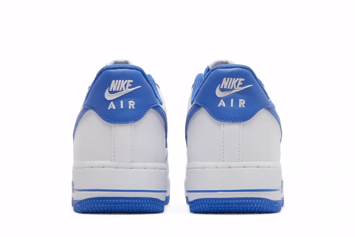 Nike Air Force 1 White Medium Blue, view 7