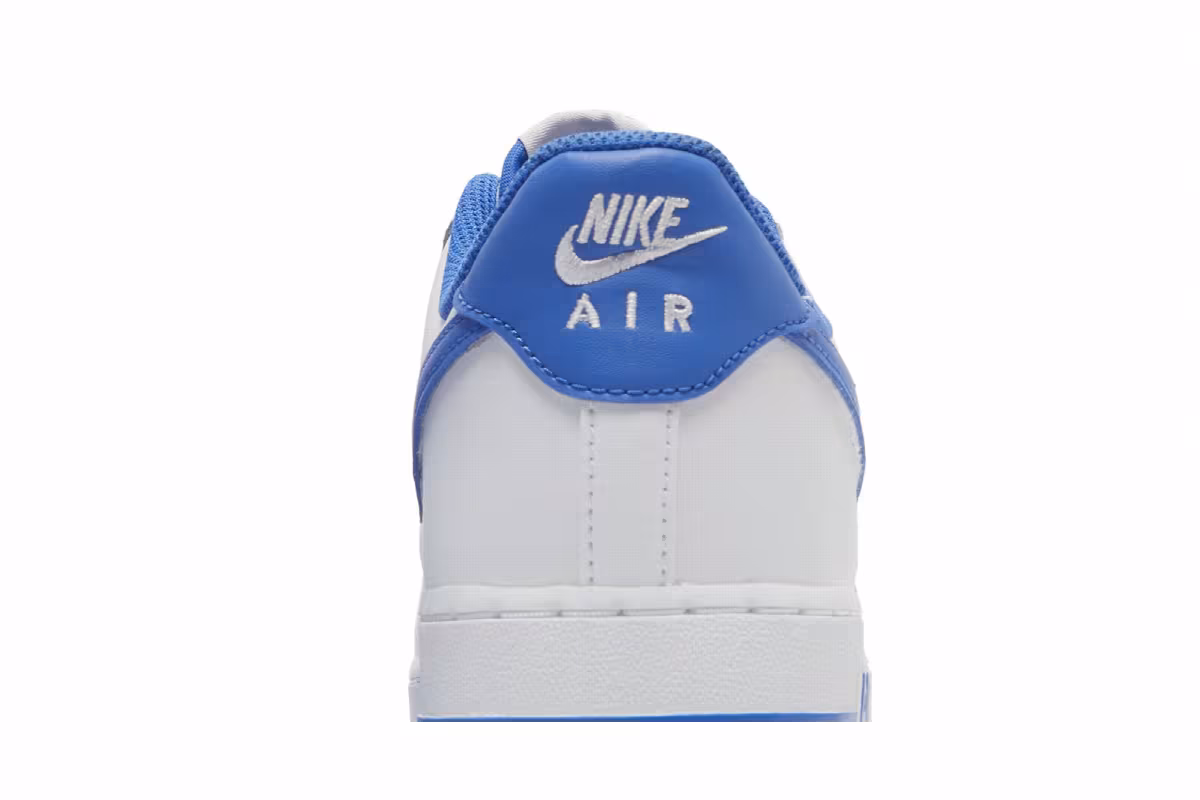 Nike Air Force 1 White Medium Blue, view 8