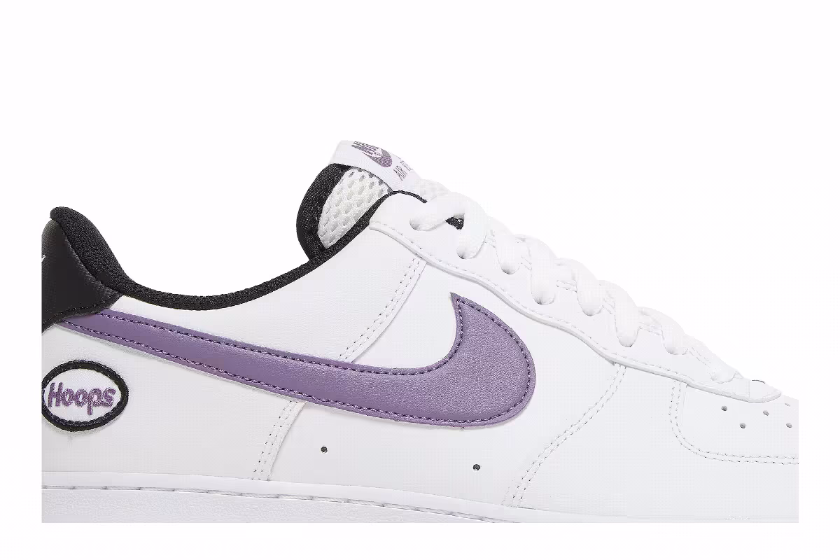 Nike Air Force 1 Hoops - White Canyon Purple, view 3