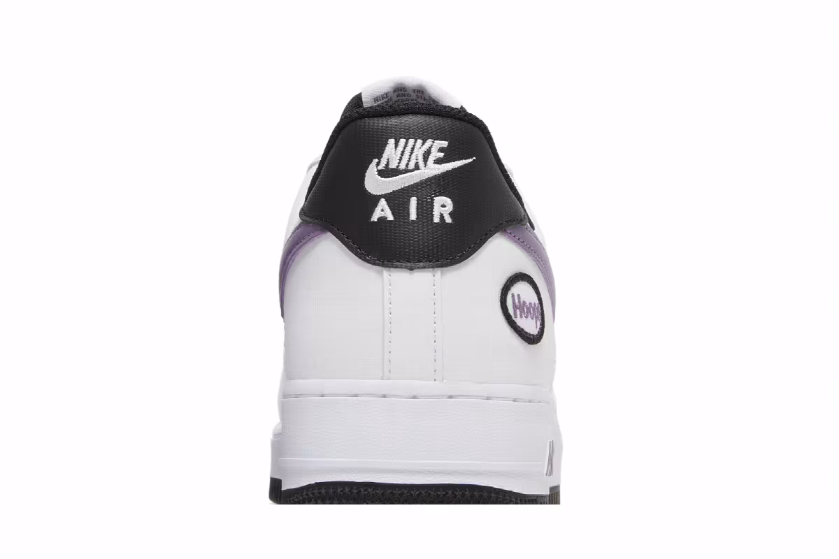 Nike Air Force 1 Hoops - White Canyon Purple, view 8