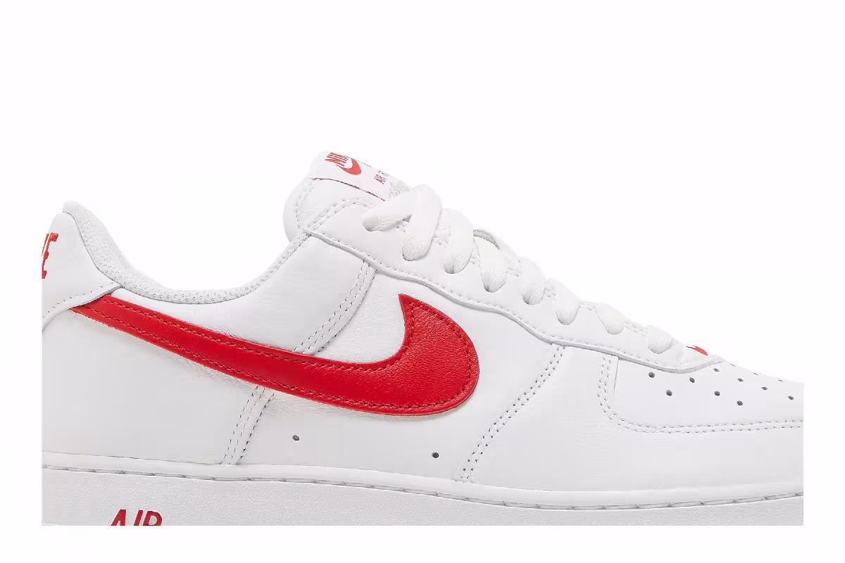 Nike Air Force 1 Low Color of the Month - White University Red, view 3