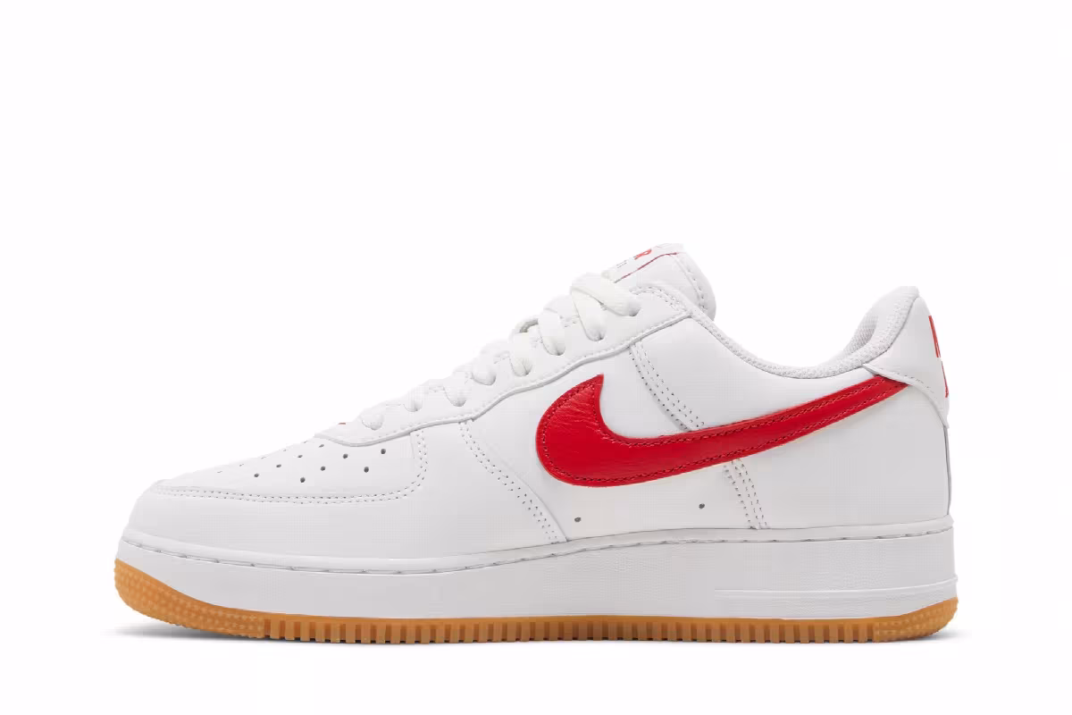Nike Air Force 1 Low Color of the Month - White University Red, view 4