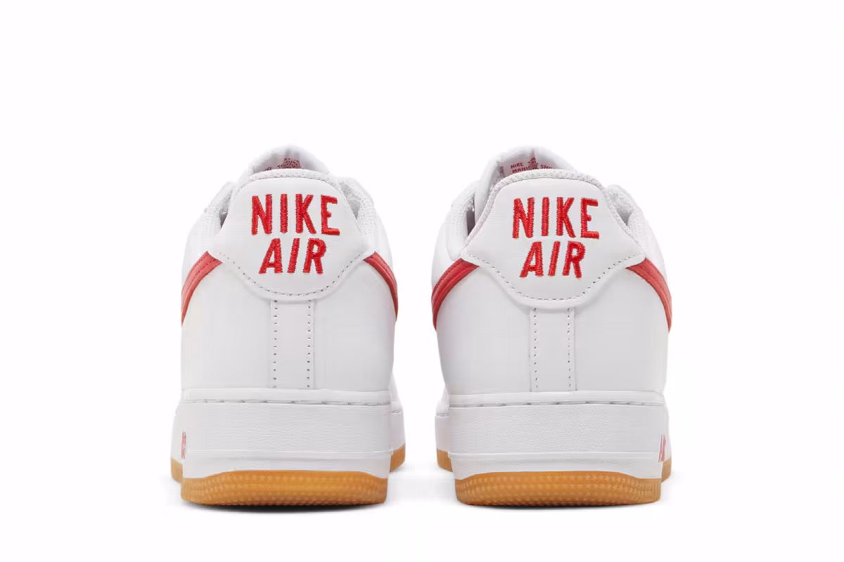 Nike Air Force 1 Low Color of the Month - White University Red, view 7