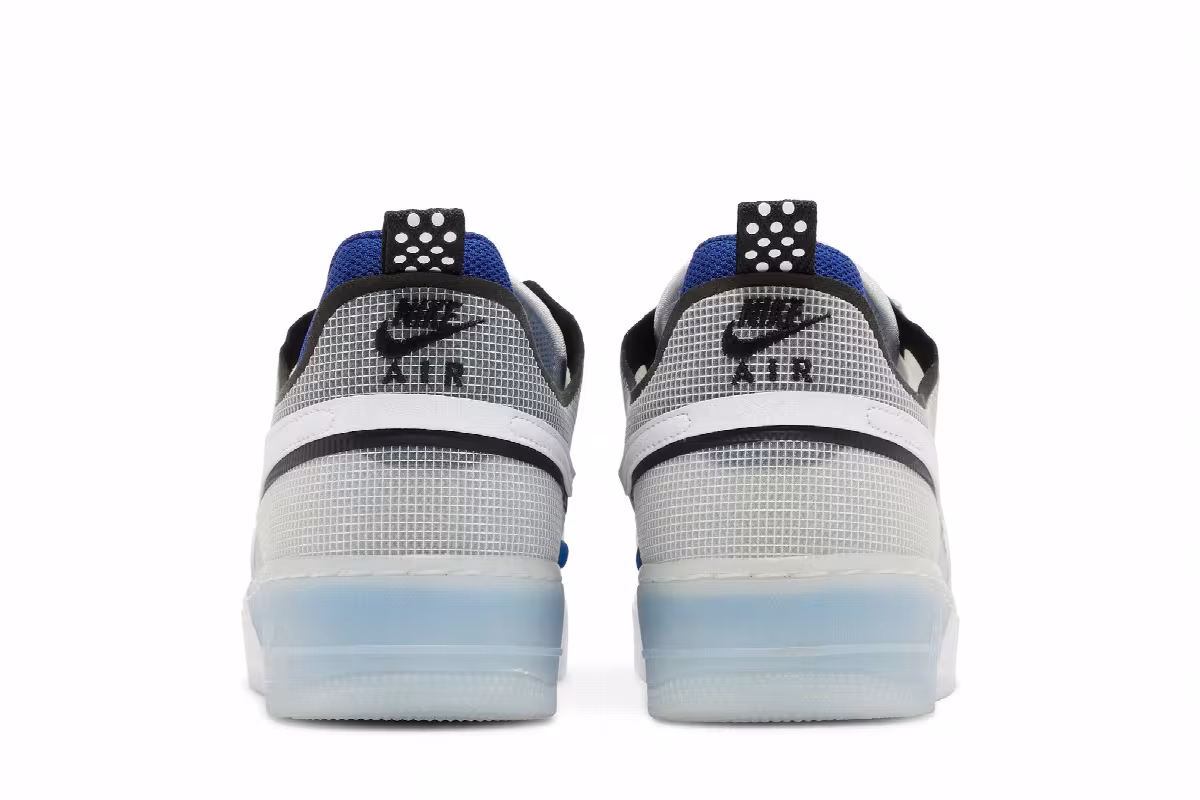 Nike Air Force 1 React White Light Photo Blue, view 7